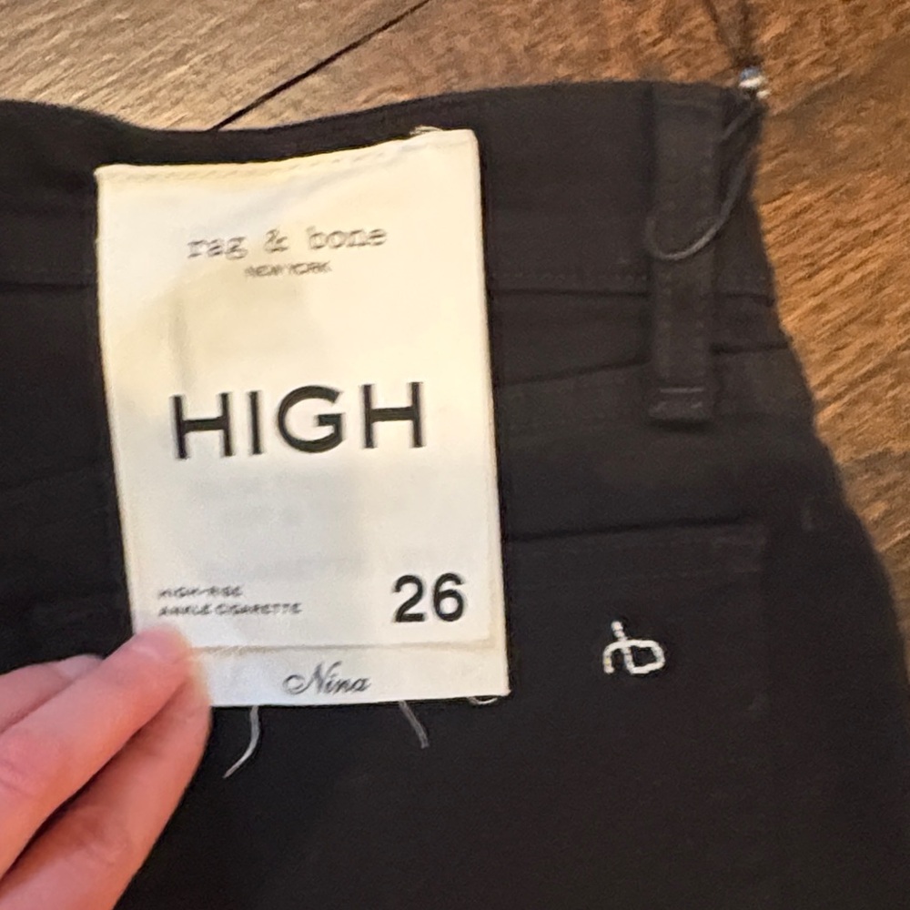 rag & bone Black Skinny Jeans